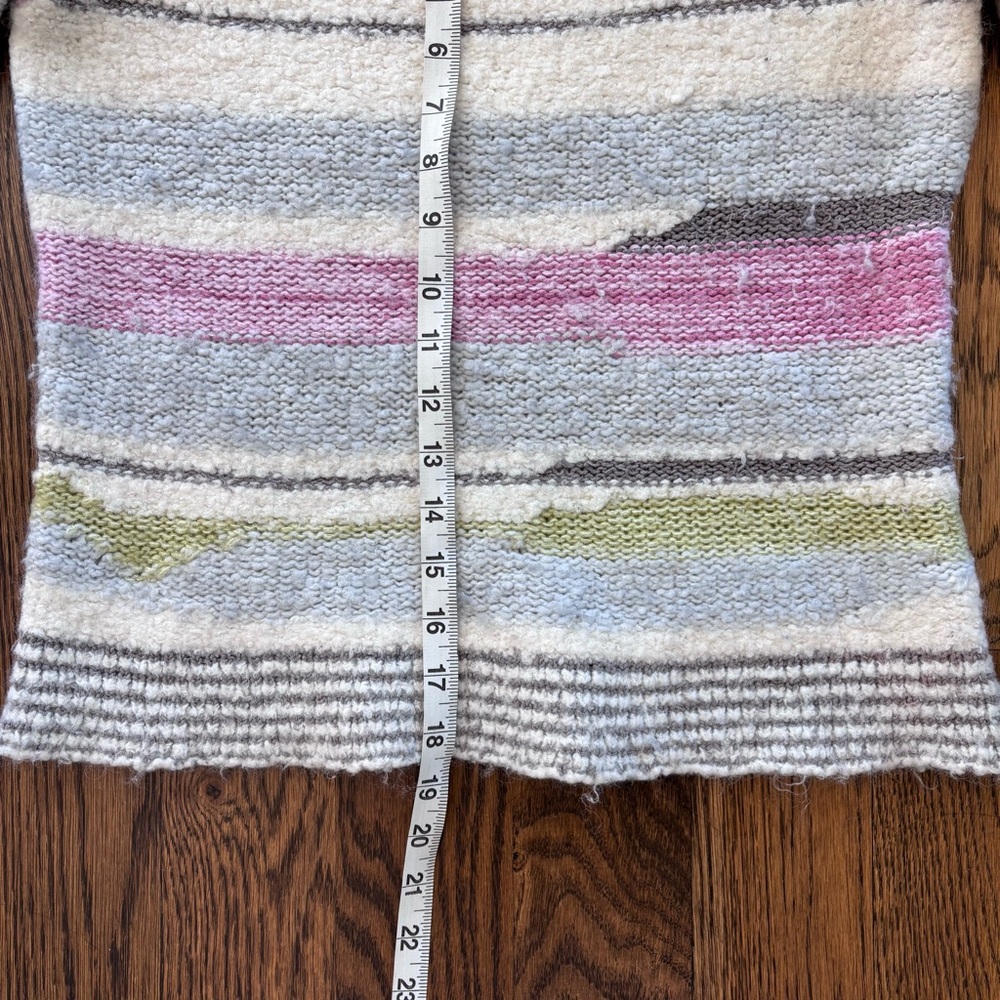 Free People Cream Striped Crewneck | Women’s Small - Picture 4 of 5